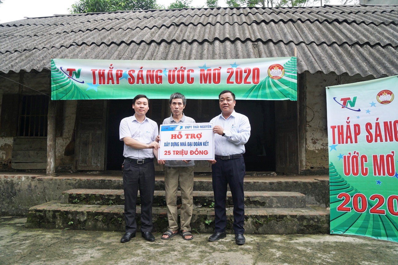 VNPT Thái Nguyên hỗ trợ hộ nghèo xây dựng nhà đại đoàn kết VNPT Thái Nguyên hỗ trợ hộ nghèo xây dựng nhà đại đoàn kết